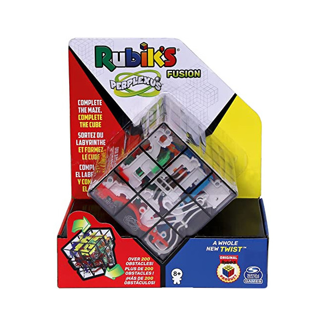 PERPLEXUS – LABYRINTHE JUNIOR ET RUBIK'S CUBE – Jeu de Casse-Tête Perplexus Rubik's 3x3 – Jouet Hybride Labyrinthe 3D et...
