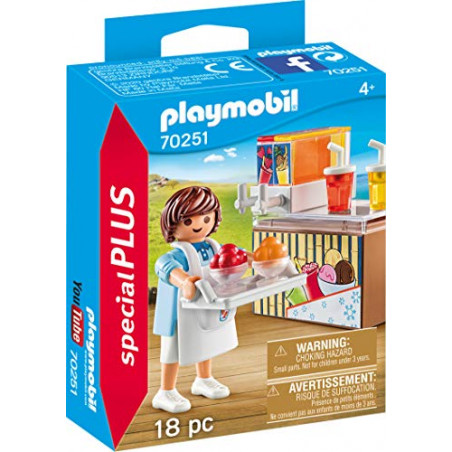 Playmobil Vendeur de sorbets Multicolor 70251