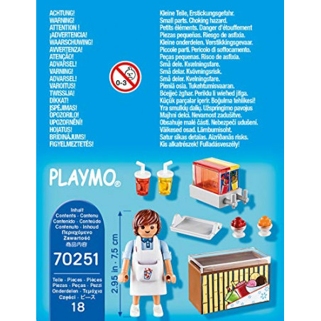 Playmobil Vendeur de sorbets Multicolor 70251