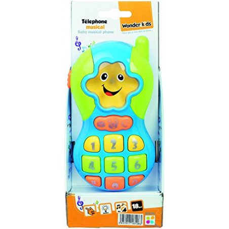 WDK Partner- Baby Telephone Musical, QF366-021
