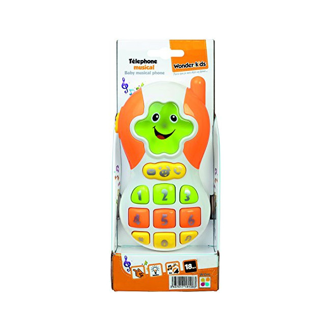 WDK Partner- Baby Telephone Musical, QF366-021