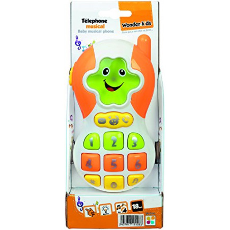 WDK Partner- Baby Telephone Musical, QF366-021
