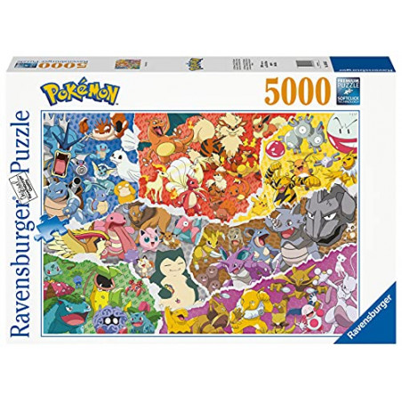 Ravensburger- Puzzle 5000 pièces-Pokémon Allstars Adulte, 4005556168453, Multicolore