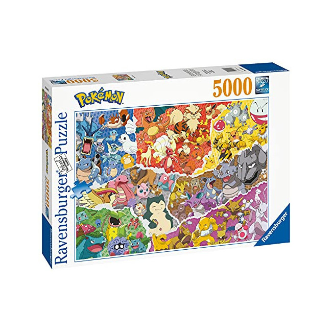 Ravensburger- Puzzle 5000 pièces-Pokémon Allstars Adulte, 4005556168453, Multicolore