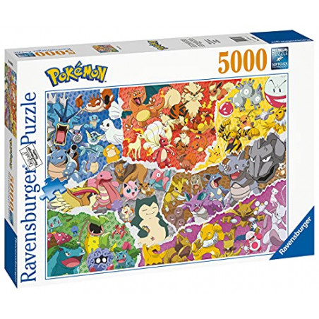 Ravensburger- Puzzle 5000 pièces-Pokémon Allstars Adulte, 4005556168453, Multicolore