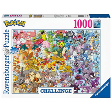 Ravensburger - Puzzle Adulte - Puzzle 1000 p - Pokemon - Challenge Puzzle - Adultes et enfants dès 14 ans - Puzzle de qualité...
