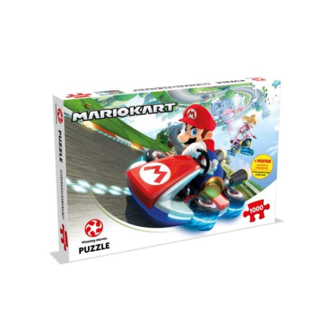 Winning Moves PUZZLE MARIO KART FUNRACER - 1000 pièces - Version française