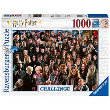 Ravensburger - Puzzle Adulte - Puzzle 1000 p - Harry Potter (Challenge Puzzle) - Adultes et enfants à partir de 14 ans -...