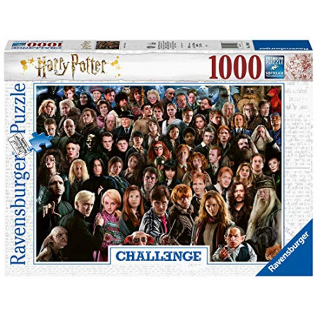 Ravensburger - Puzzle Adulte - Puzzle 1000 p - Harry Potter (Challenge Puzzle) - Adultes et enfants à partir de 14 ans -...