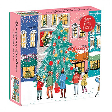 Christmas Carolers Square Boxed Puzzle: 1000 Piece