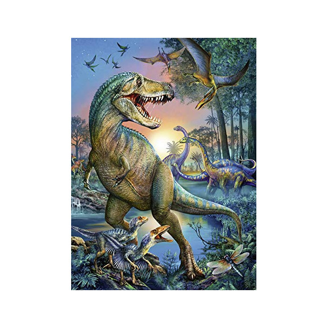 Ravensburger- Puzzle 150 pièces XXL Le Dinosaure géant Enfant, 4005556100521, Néant