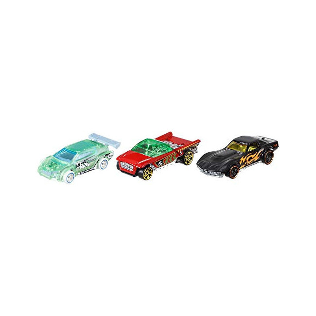 Hot Wheels Coffret 3 véhicules, jouet pour enfant de petites voitures miniatures, modèle aléatoire, K5904