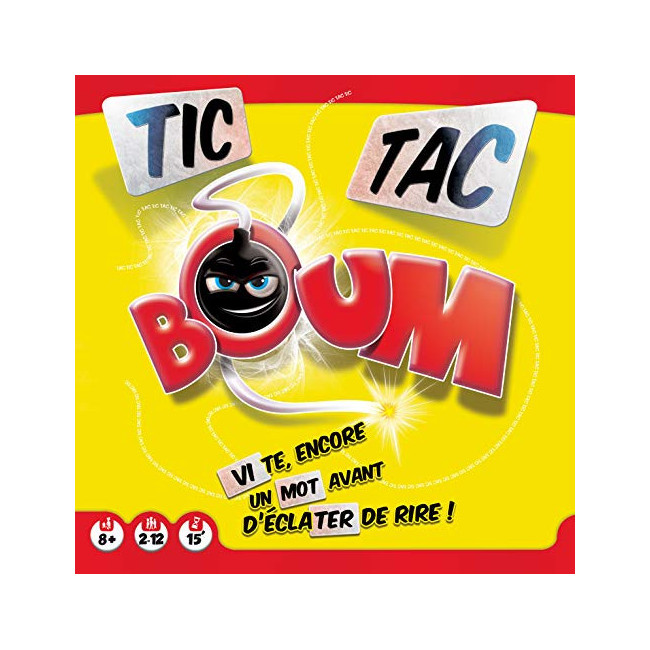 Tic Tac Boum - Asmodee - Jeu de société - Jeu de mots