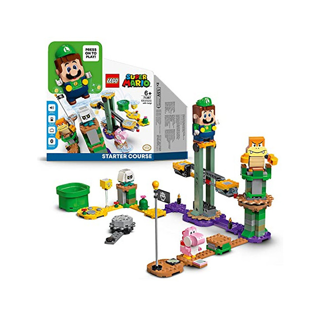 LEGO 71387 Super Mario Pack de Démarrage Les Aventures de Luigi, Jeu Interactif de Construction