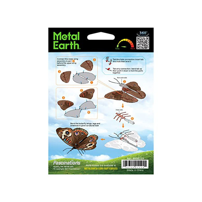 Metal Earth Papillon Ocelle