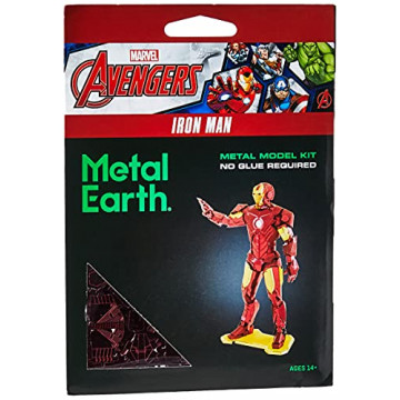 Metal Earth - 5061322 - Maquette 3D - Avengers - Iron Man - 12,07 X 5,72 X 6,35 Cm - 3 pièces