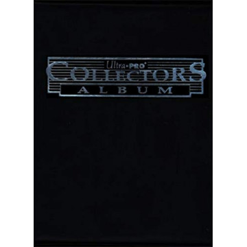 Ultra PRO : Collectors - Album | Accessoire cartes à collectionner | 10 pages | 9 pochettes | Capacité 180 cartes | Noir
