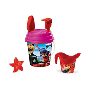 mondo-28407 Miraculous Seau, 28407, Multicolore, 17 cm