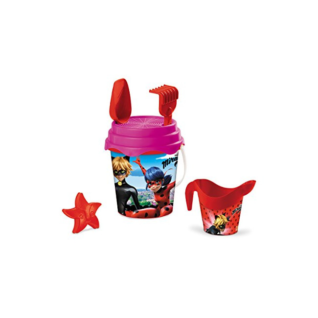 mondo-28407 Miraculous Seau, 28407, Multicolore, 17 cm