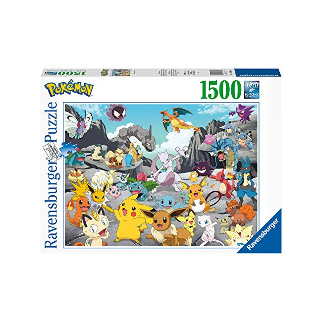 Ravensburger- Puzzle 1500 pièces-Pokémon Classics Adulte, 4005556167845, 0