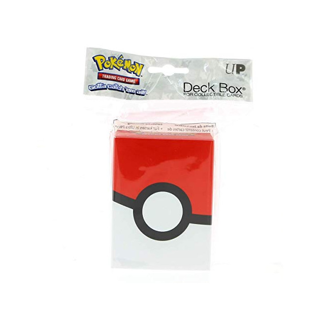 Pokémon 14574 boîte de rangement pour jeux de cartes, décor Pokéball