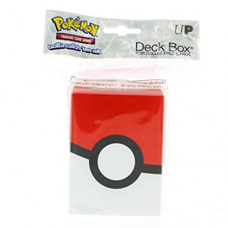 Pokémon 14574 boîte de rangement pour jeux de cartes, décor Pokéball