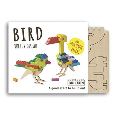 Brikkon BK-1601-INT Oiseau Bois