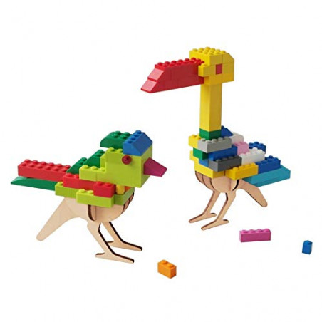 Brikkon BK-1601-INT Oiseau Bois