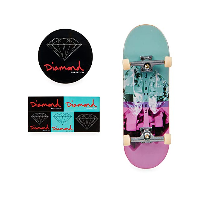 FINGER SKATE - TECH DECK - PACK 1 FINGER SKATE - Authentique Finger Skates 96 mm A Personnaliser - 6028846 - Jouet