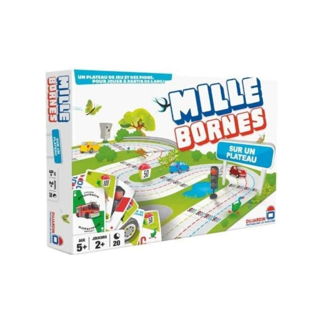 Dujardin Jeux - Mille Bornes - Le Grand Classique Plateau