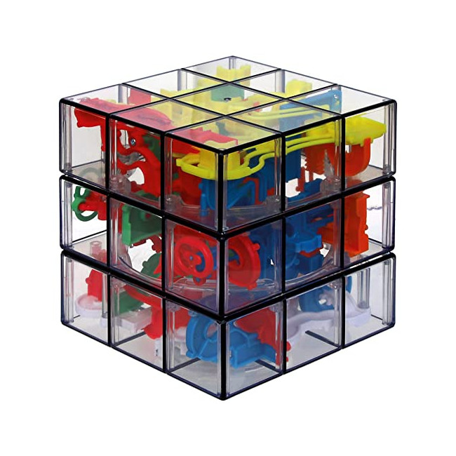 PERPLEXUS – LABYRINTHE JUNIOR ET RUBIK'S CUBE – Jeu de Casse-Tête Perplexus Rubik's 3x3 – Jouet Hybride Labyrinthe 3D et...