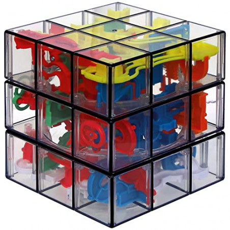 PERPLEXUS – LABYRINTHE JUNIOR ET RUBIK'S CUBE – Jeu de Casse-Tête Perplexus Rubik's 3x3 – Jouet Hybride Labyrinthe 3D et...