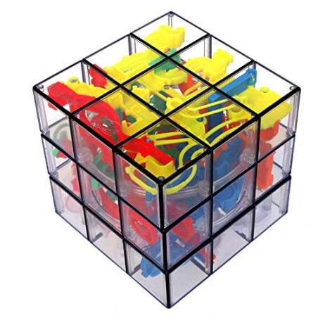 PERPLEXUS – LABYRINTHE JUNIOR ET RUBIK'S CUBE – Jeu de Casse-Tête Perplexus Rubik's 3x3 – Jouet Hybride Labyrinthe 3D et...