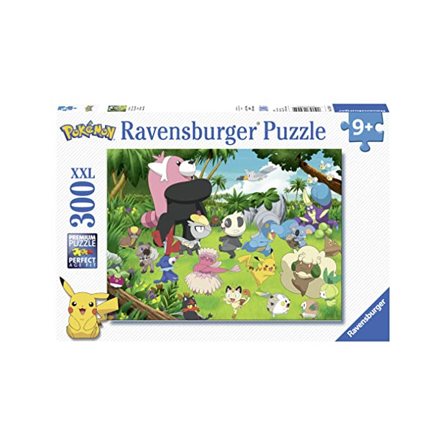 Ravensburger Puzzle Pokémon sauvages 300 pièces XXL, 13245