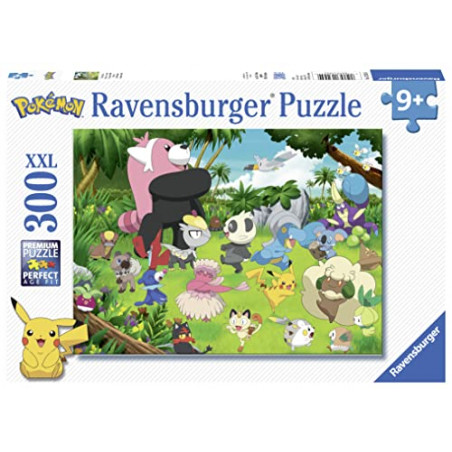 Ravensburger Puzzle Pokémon sauvages 300 pièces XXL, 13245