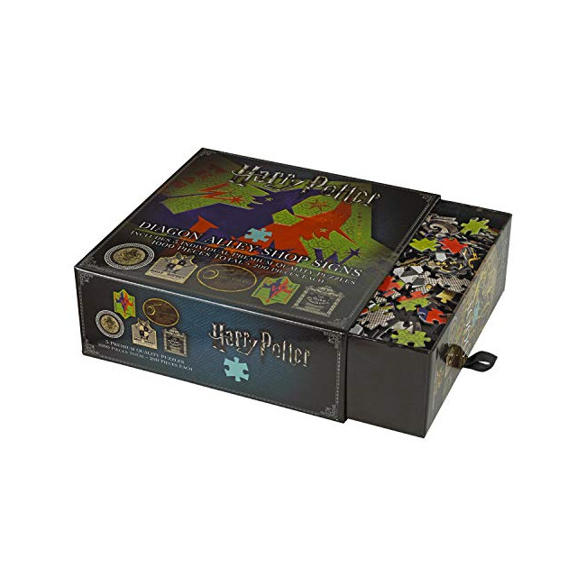 The Noble Collection 5X Diagon Alley Shop Signs 200pc Jigsaw Puzzles