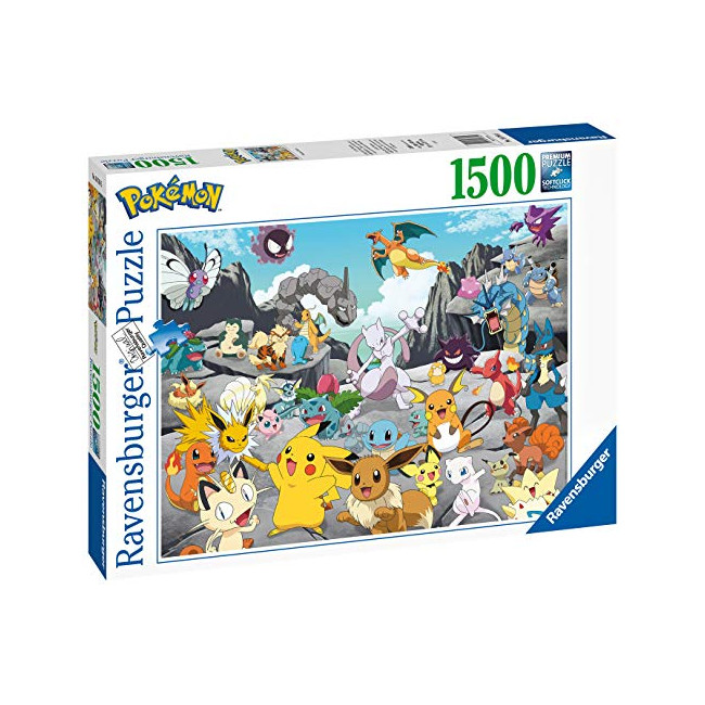 Ravensburger- Puzzle 1500 pièces-Pokémon Classics Adulte, 4005556167845, 0