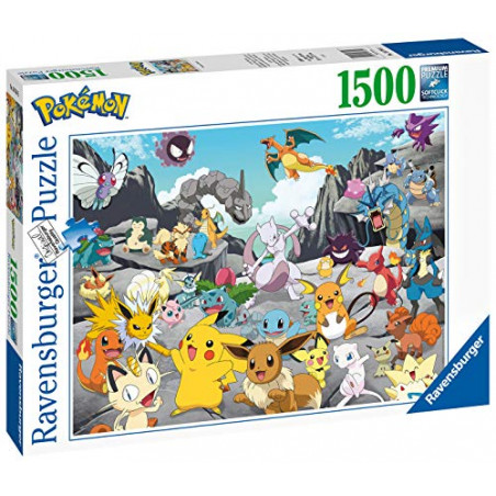 Ravensburger- Puzzle 1500 pièces-Pokémon Classics Adulte, 4005556167845, 0