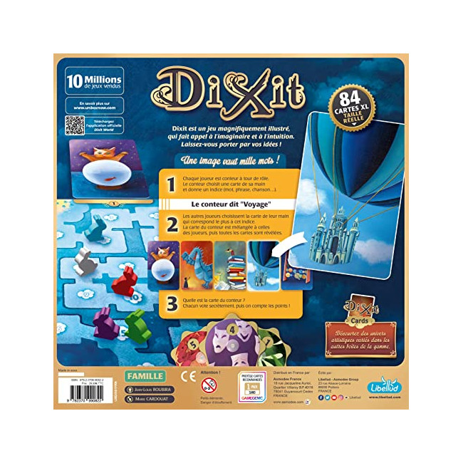 Libellud | Dixit - Édition 2022 | Unbox Now |Jeu de société | À partir de 8 ans | 3 à 8 joueurs | 30 minutes
