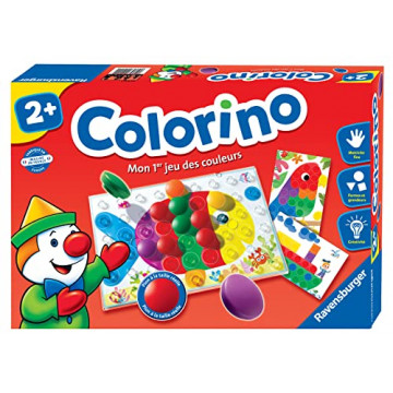 Ravensburger - Jeu Educatif - Colorino - Jeu d'apprentissage des couleurs et manipulation - Motricité et créativité - A