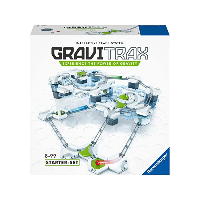 Ravensburger - Gravitrax - Starter Set - 27597 - Jeu de construction STEM - Circuits de billes créatifs - 122 pièces -