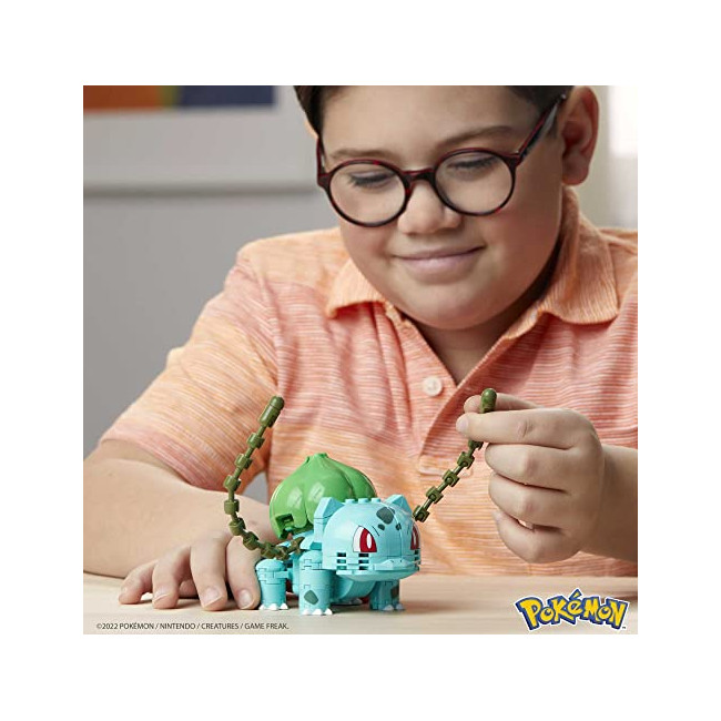 Mega Construx Pokemon Bulbizarre à construire, jeu de briques de construction, 175 pièces, pour enfant dès 7 ans, GVK83