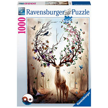 Ravensburger - Puzzle Adulte - Puzzle 1000 p - Cerf fantastique - Adultes et enfants à partir de 14 ans - Puzzle de