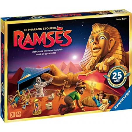 Ravensburger - Ramsès - Jeu de société Famille - Jeu de mémoire et de réflexion - 1 à 5 Joueurs dès 7 Ans - Édition