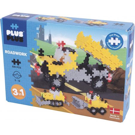 Plus-Plus - Boîte à thème : chantier - 220 pièces basique