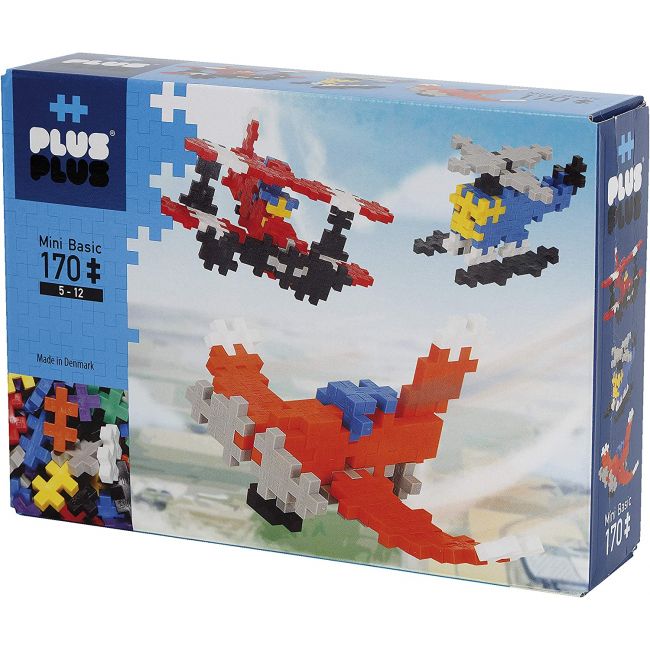 Plus Plus - Boite à thème : Aviation - 170 pièces basique
