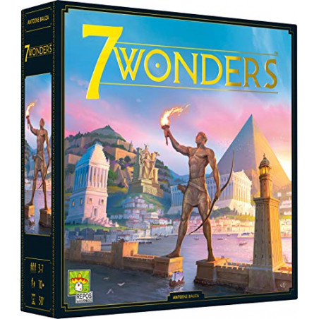 Repos Production | 7 Wonders - Nouvelle version 2020 | Unbox Now | Jeu de société | À partir de 10 ans | 3 à 7 joueurs |