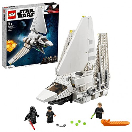 LEGO 75302 Star Wars La Navette Impériale, Jeu de Construction, avec Luke Skywalker, Son Sabre Laser et Minifigurines