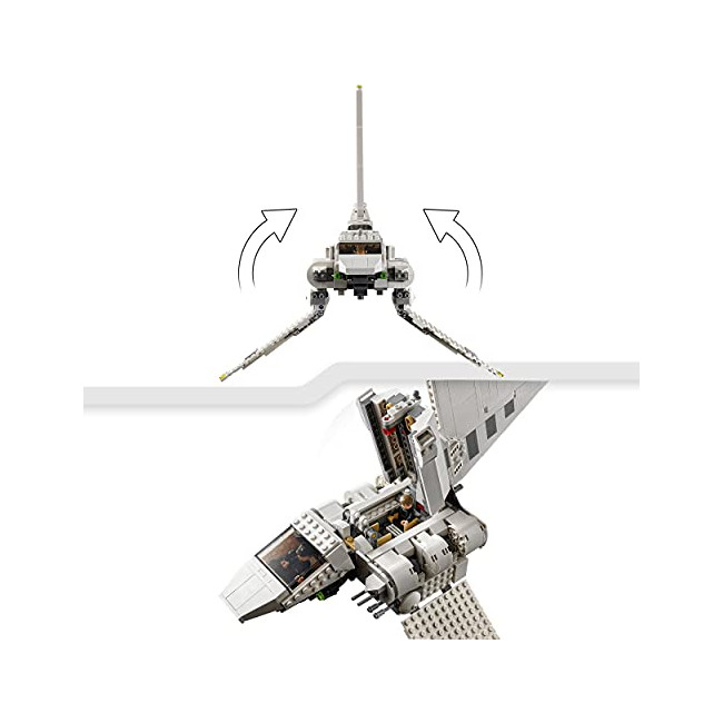 LEGO 75302 Star Wars La Navette Impériale, Jeu de Construction, avec Luke Skywalker, Son Sabre Laser et Minifigurines