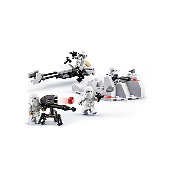 Lego 75320 Star Wars Pack de Combat Snowtrooper, Set Collector avec 4 Figurines, Blaster et Jouet pour Enfant +6 Ans